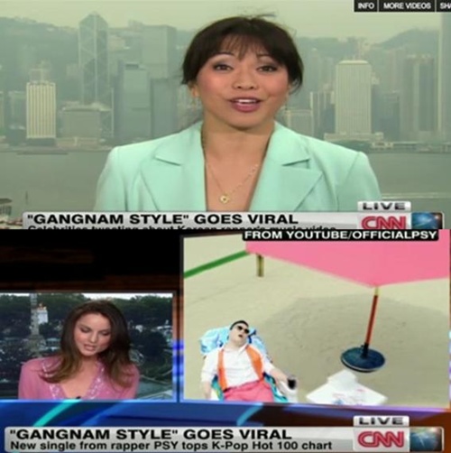 ▲ CNN에 보도된 싸이의 ‘강남스타일’ 뮤직비디오