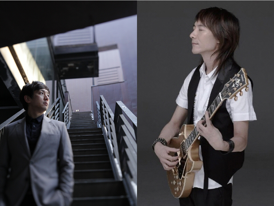 ▲ 왼쪽부터 피아니스트 권순훤, 기타리스트 김세황