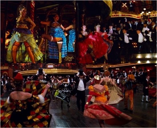 ▲ 버즈루어만 감독의 물랑루즈는 19세기말 파리에서 벌어지던 파티를 목격할 수 있는 영화이다