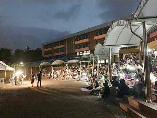 ▲ 6월19일 밤 열린 서울 정릉초교 반딧불이 독서축제