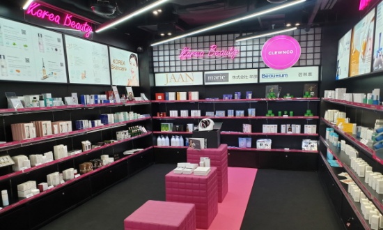태국 방콕에 오픈한 경북 공동 화장품 브랜드 '클루앤코' 매장
