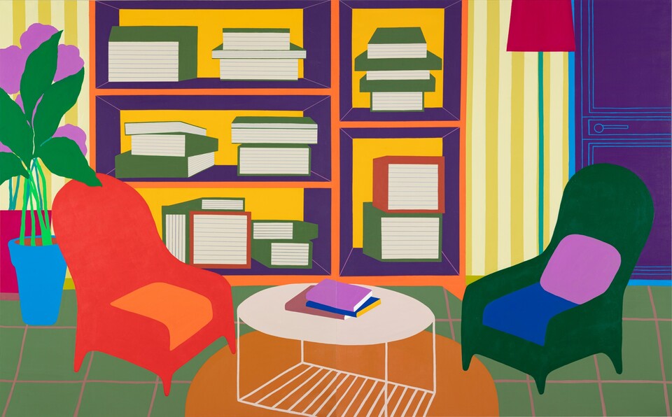 [슈필라움 No.26]  Mixed media on canvas 162.2x260.3/ 2023